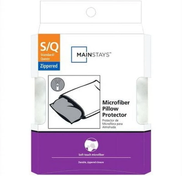 Mainstays Microfiber Pillow Cover Protector