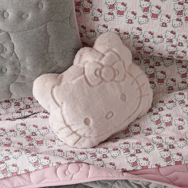 Hello Kitty Magical Faux Fur Pillow