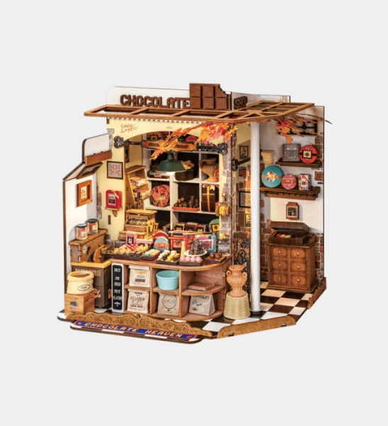 Rolife Henry's Chocolate DIY Miniature Dollhouse Kit