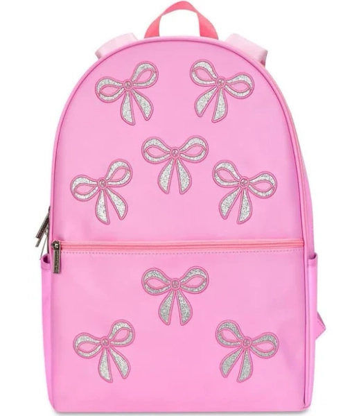Iscream Pink Glitter Bows Backpack