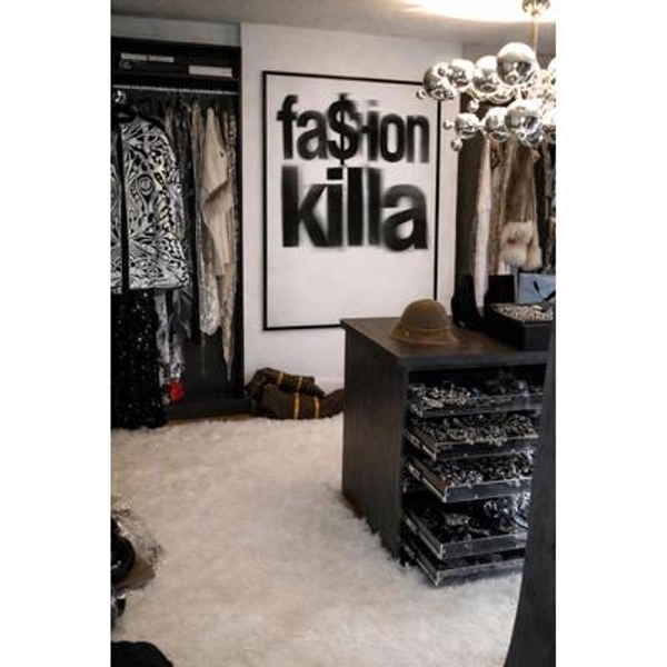 Fashion Killa Poster, Asap Rocky Wall Art | Edgy Typography Wall Art, Minimalist Black White Print, Cool Girl Room Decor