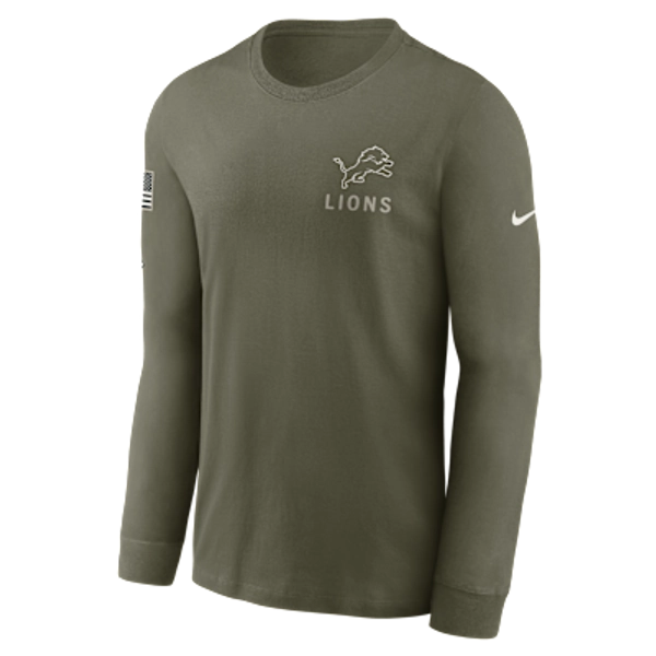 Detroit Lions Salute to Service Men's Nike NFL Long-Sleeve T-Shirt