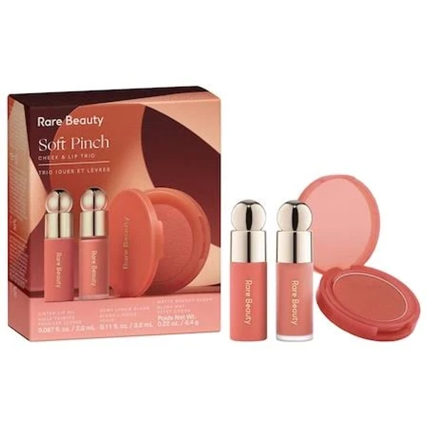 Rare Beauty Soft Pinch Cheek & Lip Trio Makeup Gift Set