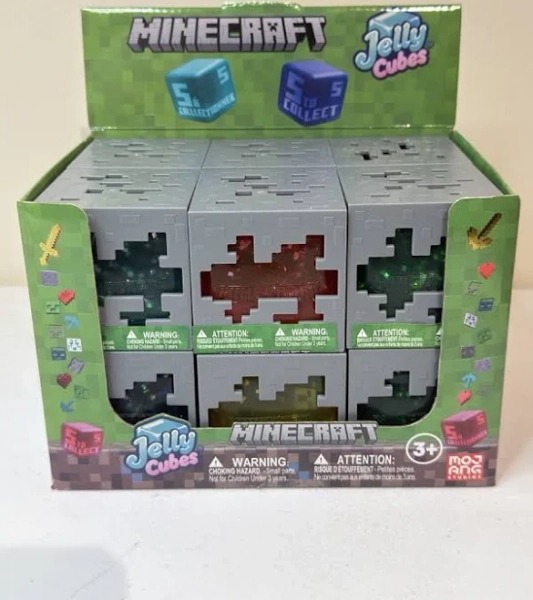 Minecraft Jelly Cube Squishy Toy