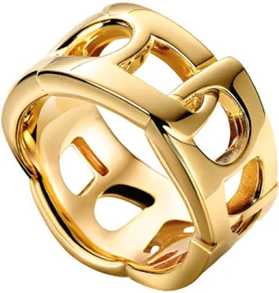 Unity Ring Gold High Polish Gold plated Gold plated steel