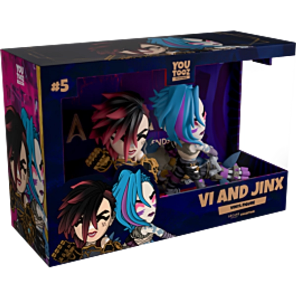 Arcane: League of Legends - Vi and Jinx 4.5" Vinyl Figure 2-Pack