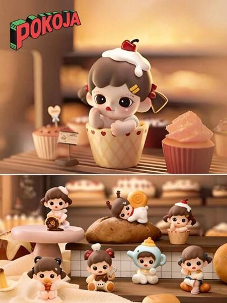 POKOJA LAND - SELECTS Sister's Bakery Blind Box Figure Series Toy Hand Ornament Surprise Gifts, Cute Collectibles, Holiday Gifts, Home Decoration, Accessories, Fun Designs, Party Handmade, Surprise Collectible Toys, Fun Designs, Character Dolls, Small Dolls, Cute Accessories, Mini Handmade, Random Gifts - Size Random box