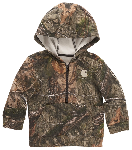 Carhartt Half-Zip Long-Sleeve Hoodie for Toddlers