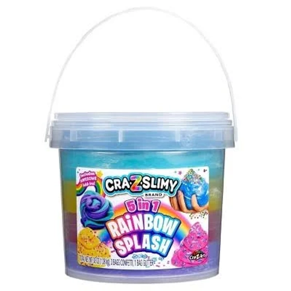 Cra-Z-Slimy 5 in 1 Bucket Slime & Putty Toy