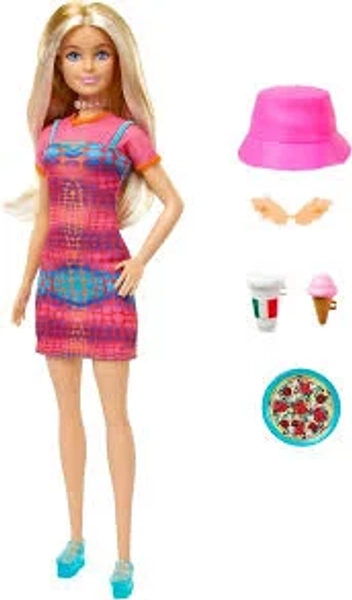 Barbie Pink Passport Italy Doll Set