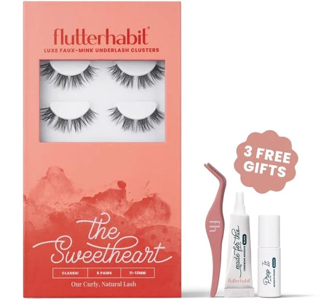 FlutterHabit Women's Bestie Lash Clusters