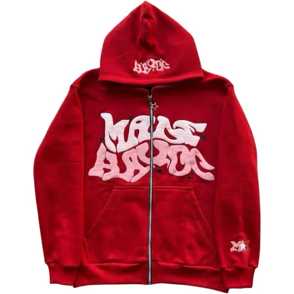 Y2K Custom Hoodie - Y2K Zone Red / L