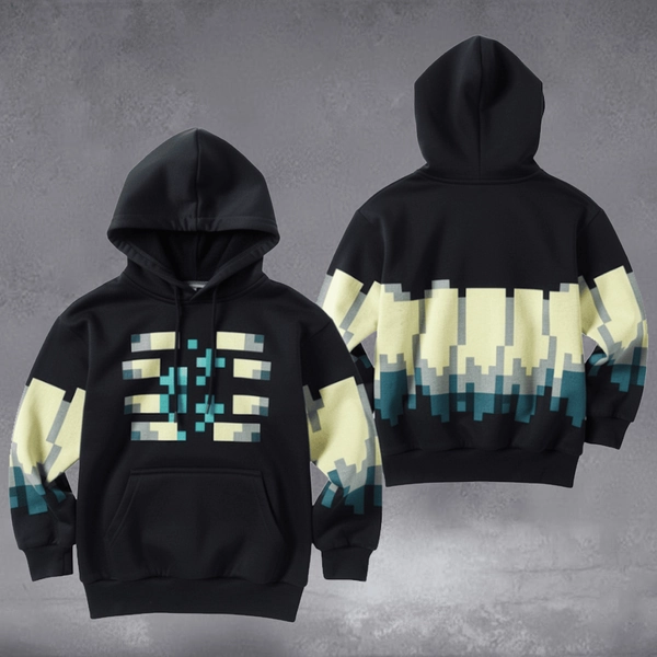 Very Cool x Minecraft Merch Minecraft Warden Hoodie Streetwear Mens Womens Gift