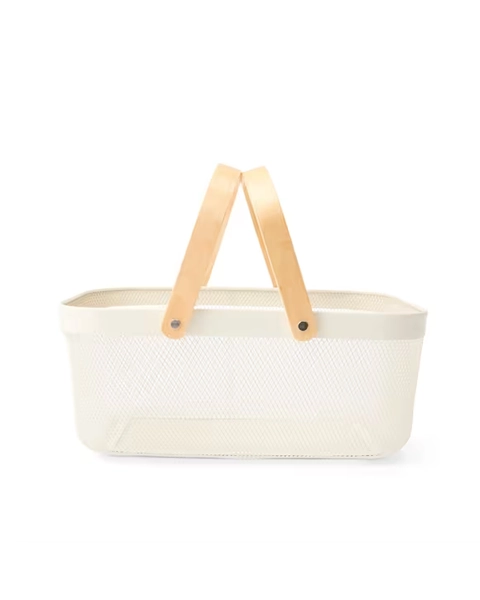 Mesh Basket - Large, White - White - One Size