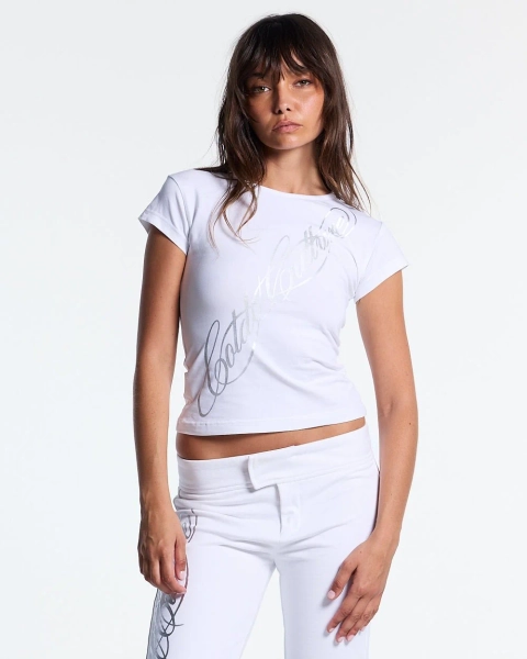 ICON BABY TEE WHITE
