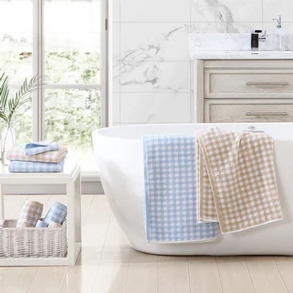 beige 3 piece towel set
