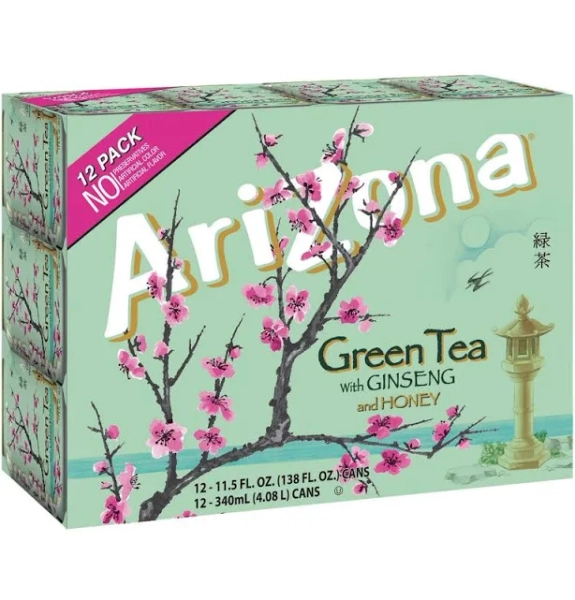 AriZona Green Tea Ginseng Honey