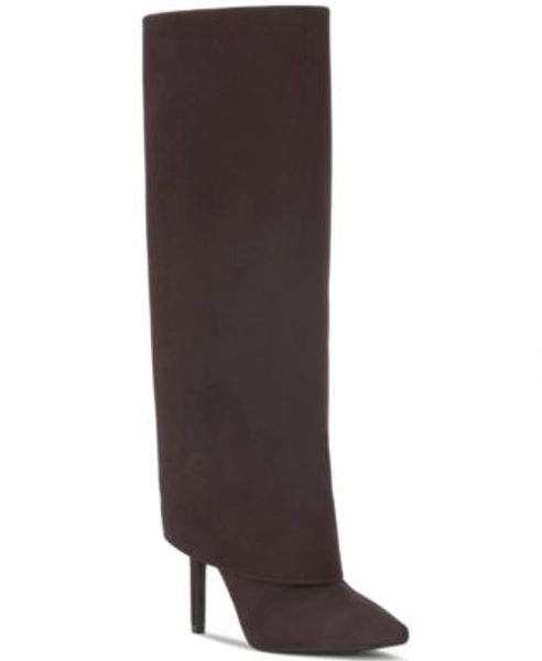 Women's Skylar Fold Over Cuffed Dress Boots, Created for Macy's, Regular & Wide Calf