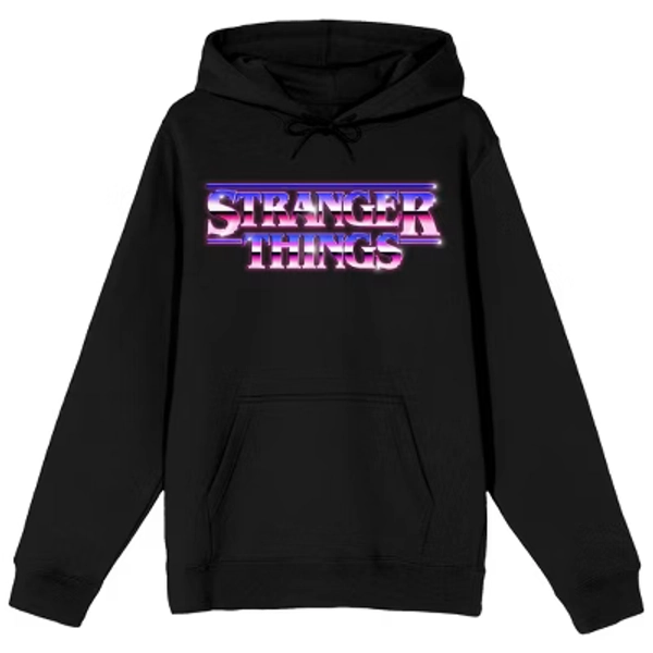 Stranger Things Ombre Logo Hoodie - Unisex Hooded Sweatshirt-4XL