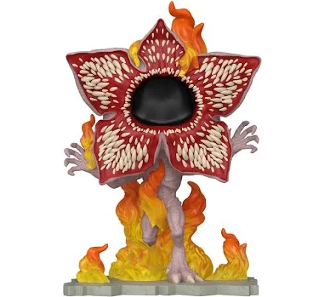 Stranger Things Demogorgon on Fire Premium Pop! Figure