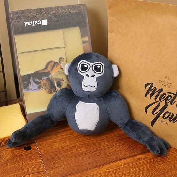 1pc Variety Of Gorilla Plush Doll, Suitable For Birthday Gifts, Home Decorations, Halloween And Christmas Gifts