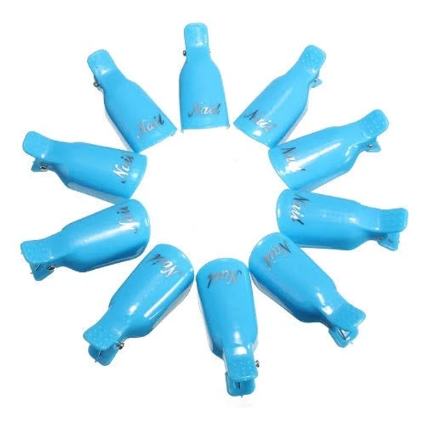 Reusable Soak Off Clips (Box) - Teal
