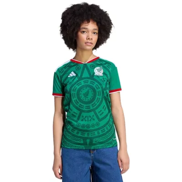 adidas Women's Mexico 2026 Home Replica Jersey, Large, Green