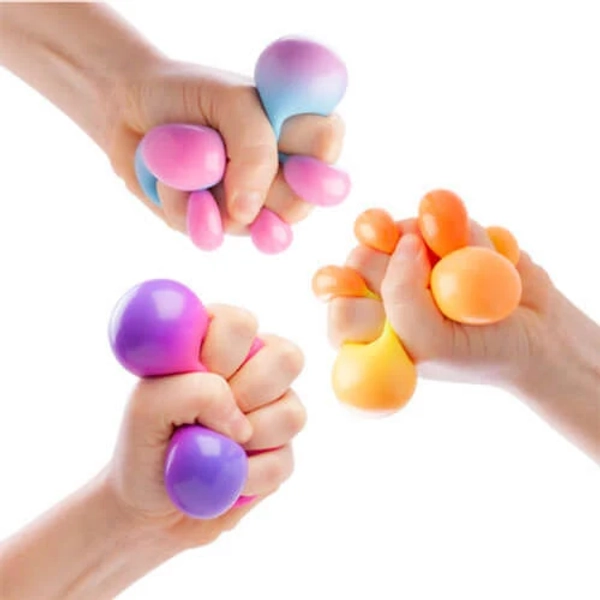 Smooshos Colour Change Ball Squeezy And Stretchy Anti Stress Balls
