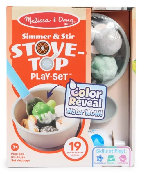 Melissa & Doug Simmer & Stir Stove-Top Play Set