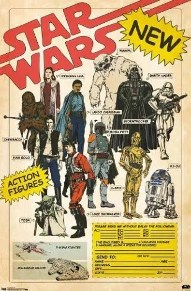 Trends International Star Wars: Saga - Ad Wall Poster