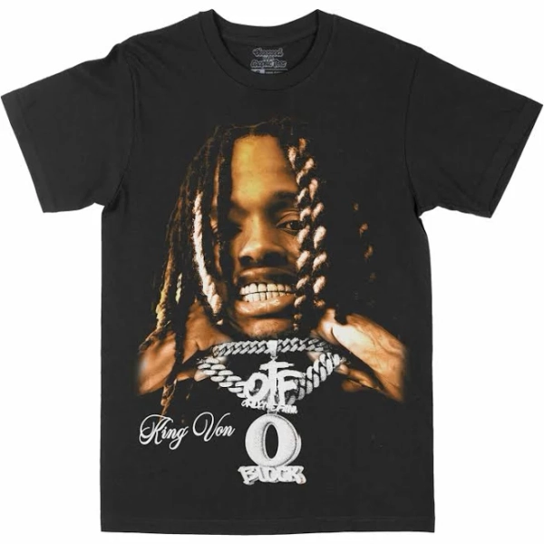 King Von "Big Face" Graphic T-Shirt