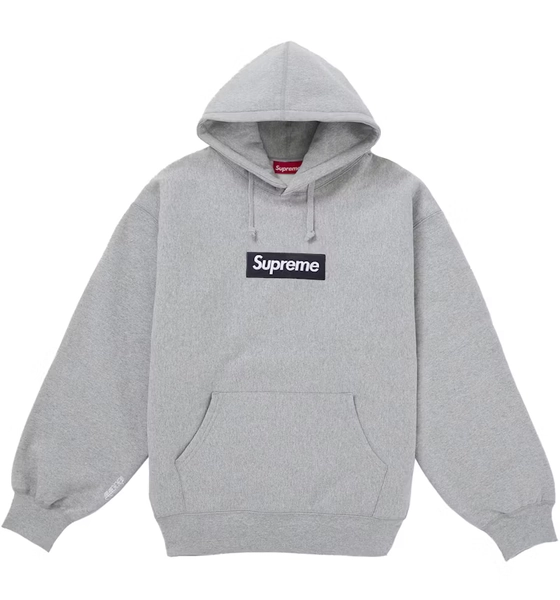 Supreme Box Logo Hooded Sweatshirt (FW25) Heather Grey