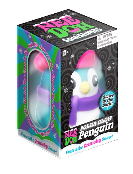 NeeDoh Polar Glow Penguin
