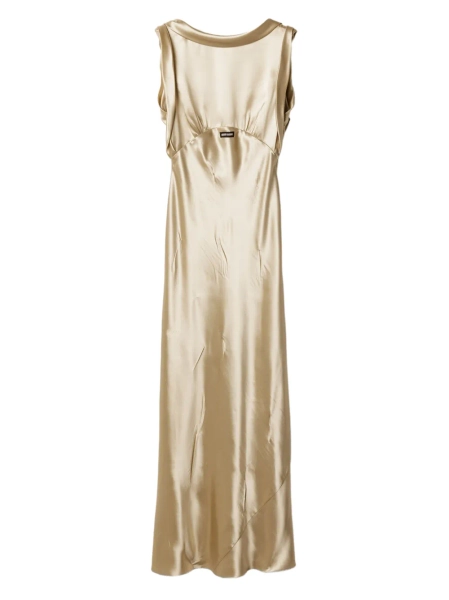 Miu Miu robe longue à effet satiné | 38