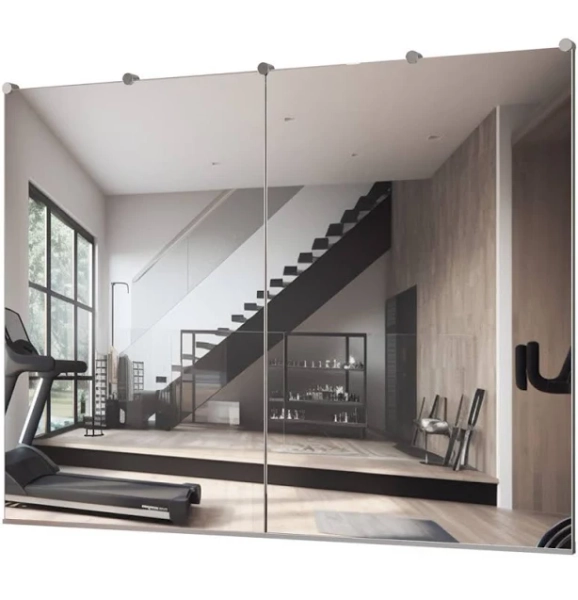 Latitude Run Refat Rectangle Full Length Wall Mirror Set