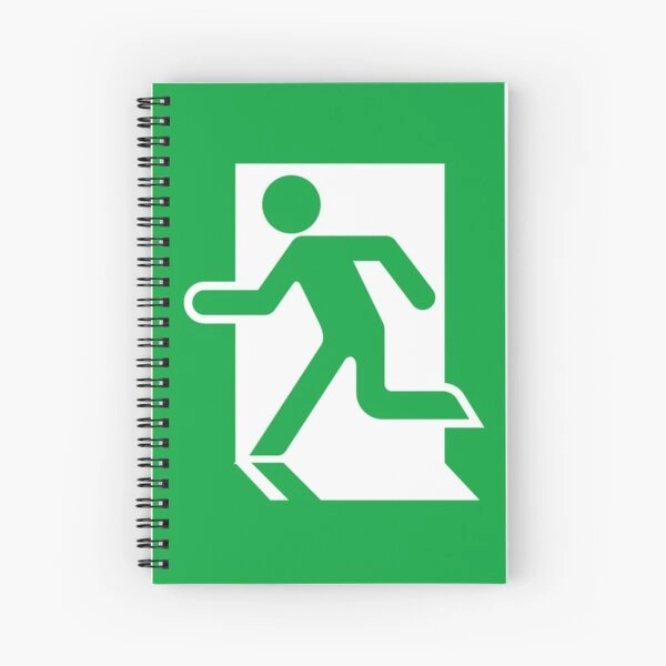 Japanese Exit Sign (Emergency Exit Only) Journal