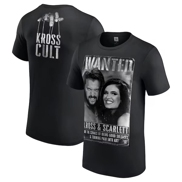 WWE Karrion Kross Wanted Photo T-Shirt - Mens