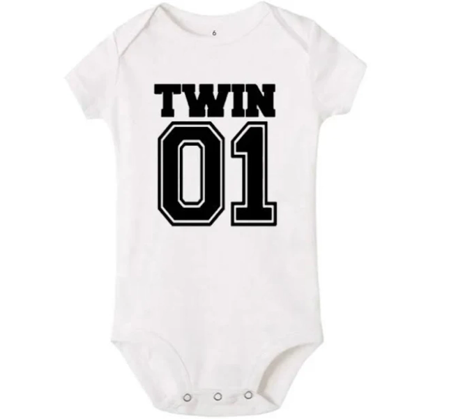 Twins Matching Baby Bodysuit