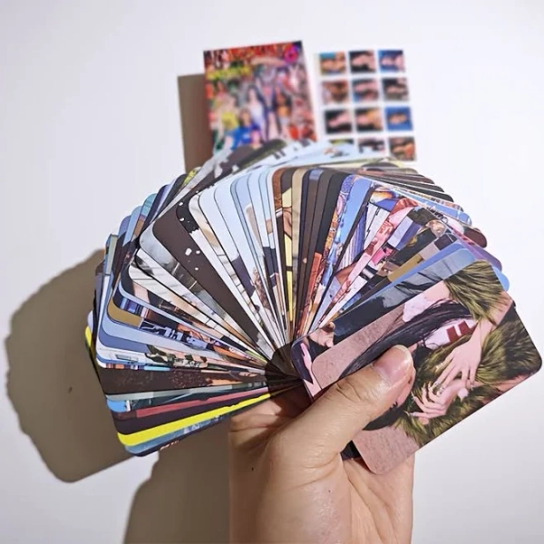 Katseye photocard, Photocard katseye, Katseye photo cards, 60 Cards + 32 Stickers KATSEYE LOMO Kpop Trading Card - Official Beautiful Chaos Album