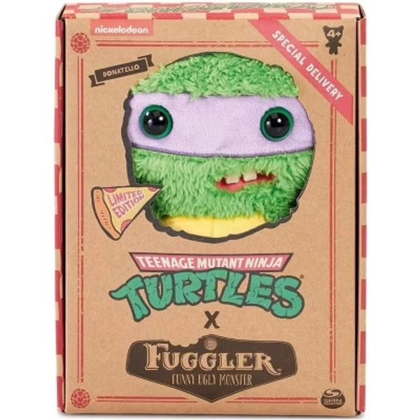 Fuggler Ugly Monster Donatello Ninja Turtle Plush Figure Limited Edition, Green