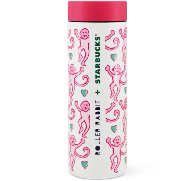 Roberta Roller Rabbit Roller Rabbit And Starbucks Lively Monkey Tumbler - New Home