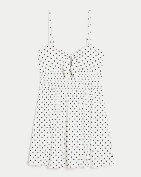 Tie Front Mini Dress