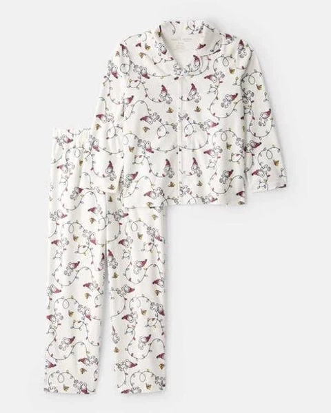 Carter's Kid Boys Peanuts Snoopy Fleece 2-Piece Pajamas