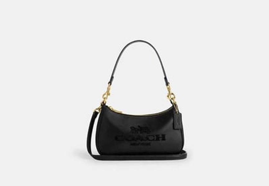 Teri Shoulder Bag With Beaded Coach Graphic