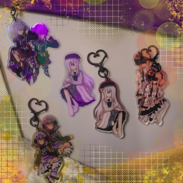Project SEKAI Nightcord at 25 00 | Acrylic Keychain & Die Cut Sticker