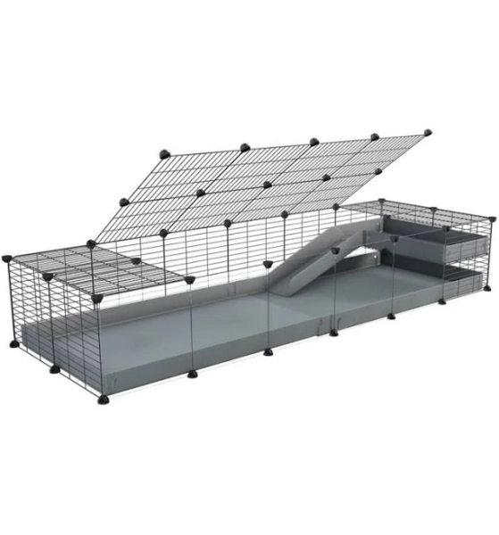 Kavee 6x2 C and C Cage for Guinea Pigs with Loft & Stand
