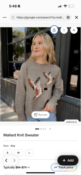 Mallard sweater 