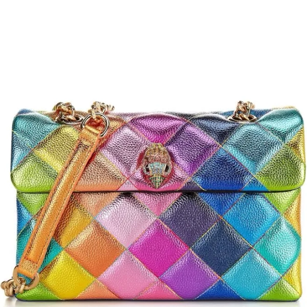 Kurt Geiger London Women's Kensington Pebble Grain Diamond Crossbody Bag