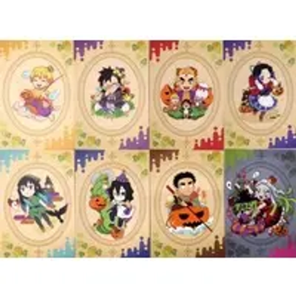 (USED) (Full Set) Demon Slayer - Postcard - ufotable cafe Limited