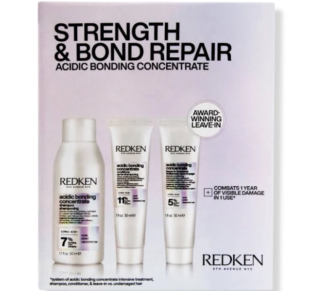 Redken Acidic Bonding Concentrate Travel Kit for Damaged Hair